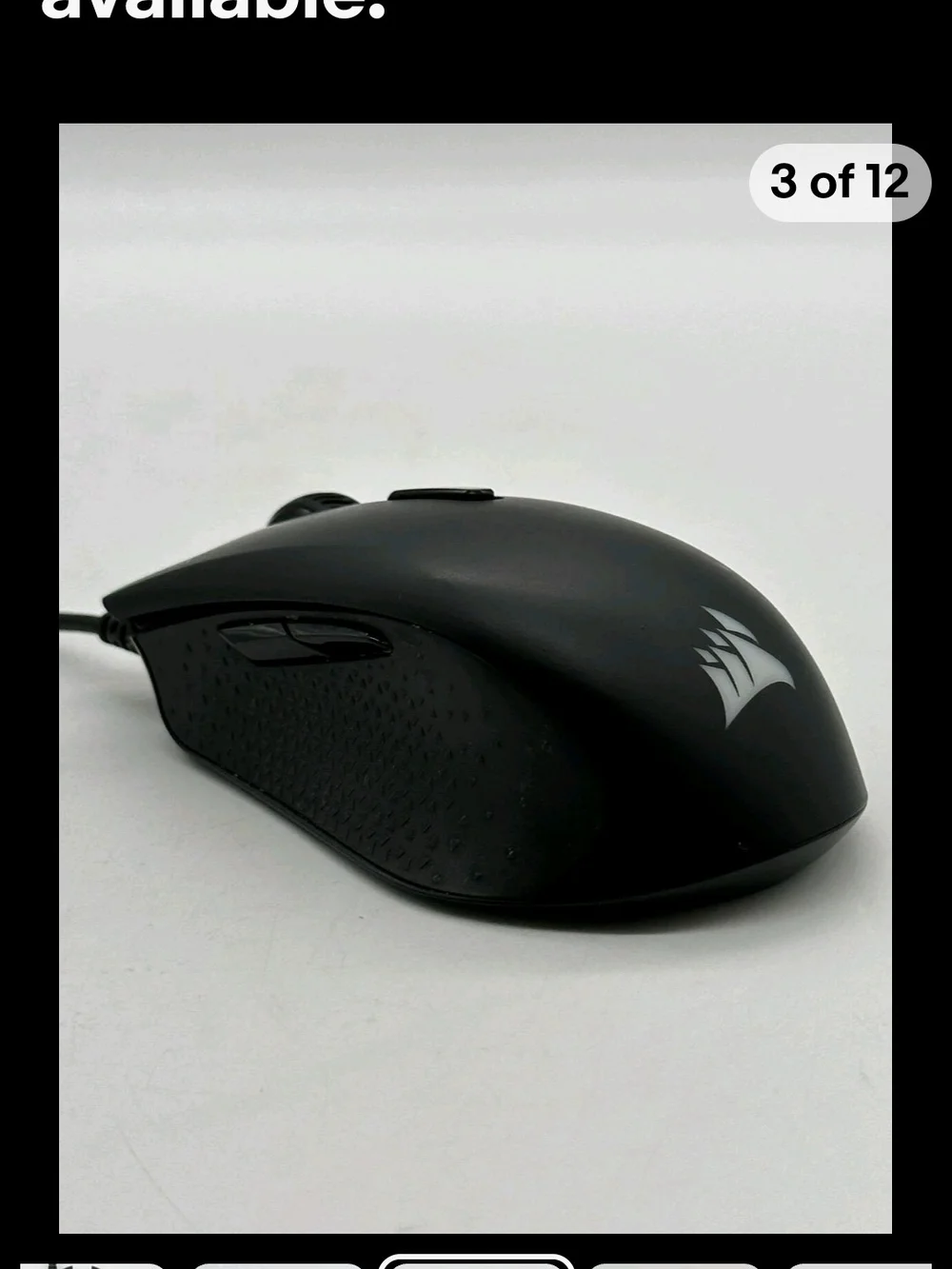 Corsair Harpoon Pro RGB Gaming Mouse Lightweight Design 12000 DPI Optical